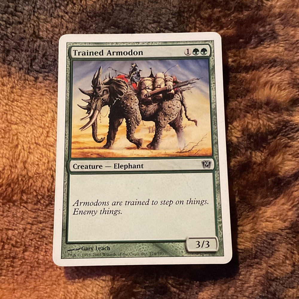 Trained Armadon Magic Card 374/350